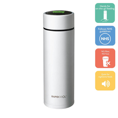 Nuby RapidCool Portable Baby Bottle Maker, Perfect for travel and night feeds - TradeNRG UK