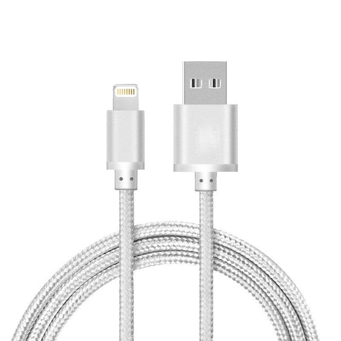 Nylon Braided USB Quick Data Sync & Charge Lightning Cable For iPhone - TradeNRG UK