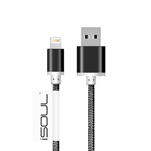Nylon Braided USB Quick Data Sync & Charge Lightning Cable For iPhone - TradeNRG UK
