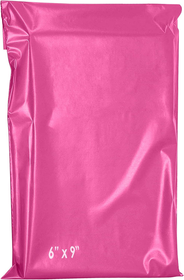 60 Mixed Mailing Postal Self-Seal Closure Plastic Bags, 14x19 Inch Size Envelopes for Posting Clothes, Postal, Packaging, Shipping Bags Tempered Proof, Secure Medium Large Postage Bags Sizes Hot Pink
