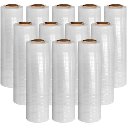 Pallet Wrap Heavy Duty Clear Strong Cling Film Packaging Parcel Wrapping Roll - TradeNRG UK