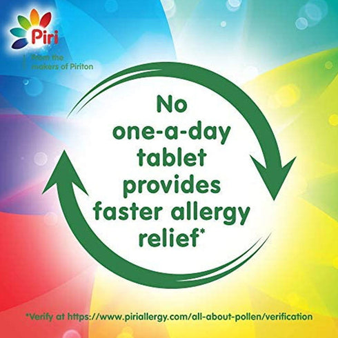 Piriteze Tablets Antihistamine Cetirizine Allergy Relief 14 Tablets - TradeNRG UK