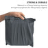 Poly Bags, 17" x 24" (432mm to 610mm), Grey Mailing Strong Self Seal Bag - TradeNRG UK