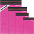 65 Mixed Parcel Bags Hot Pink, Mailer Bags Tamper-Proof Strong Postal Packaging Bags for Shipping, Mailing & Delivery, 4 Sizes Small to Large Bags, 15 Each