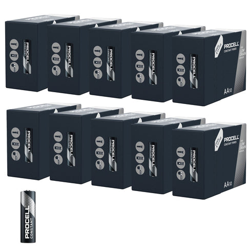 Procell AA Batteries Alkaline 1.5V LR6 MN1500 Battery All Pack - TradeNRG UK