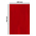 Red Acid-Free Tissue Paper 50cm x75cm Large Gift Wrap Eco Friendly - TradeNRG UK