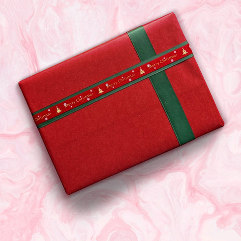 Red Acid-Free Tissue Paper 50cm x75cm Large Gift Wrap Eco Friendly - TradeNRG UK