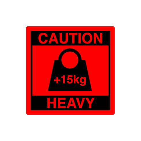 Red Warning Heavy-Duty Self-Adhesive Warning Labels for Secure Shipping - TradeNRG UK
