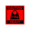 Red Warning Heavy-Duty Self-Adhesive Warning Labels for Secure Shipping - TradeNRG UK