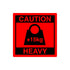 Red Warning Heavy-Duty Self-Adhesive Warning Labels for Secure Shipping - TradeNRG UK