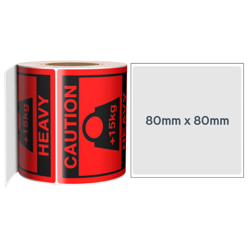 Red Warning Heavy-Duty Self-Adhesive Warning Labels for Secure Shipping - TradeNRG UK