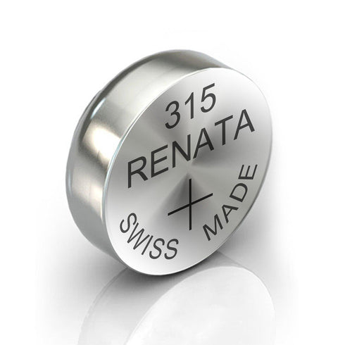 Renata 315 Watch Battery Swiss Made Silver Coin SR716SW 1.55V All Pack - TradeNRG UK