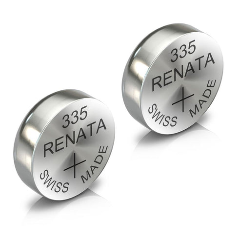 Renata 335 Watch Battery Swiss Made Silver Coin SR512SW 1.55V All Pack - TradeNRG UK