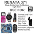 Renata 371 Watch Battery Swiss Made Silver 1.55V SR920SW in All Pack - TradeNRG UK