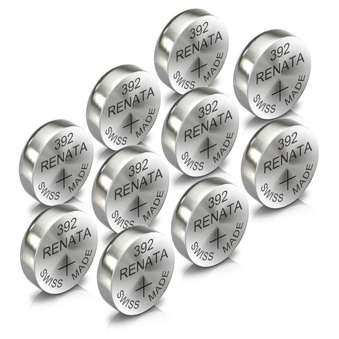 Renata 392 Watch Battery Swiss Made Silver Coin SR736SW 1.55V All Pack - TradeNRG UK