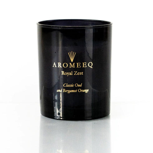 Royal Zest Scented Candle - Classic Oud & Bergamot Orange 180gm - TradeNRG UK