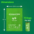 eCompostable Dog Poo Bags Biodegradable Dog Poop Bags Rolls Bags Leak Proof, Dog Waste Bags Large Compostable Unscented Poo Bags for Dogs & Cats Fits Standard Dispensers Green