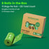 eCompostable Dog Poo Bags Biodegradable Dog Poop Bags Rolls Bags Leak Proof, Dog Waste Bags Large Compostable Unscented Poo Bags for Dogs & Cats Fits Standard Dispensers Green