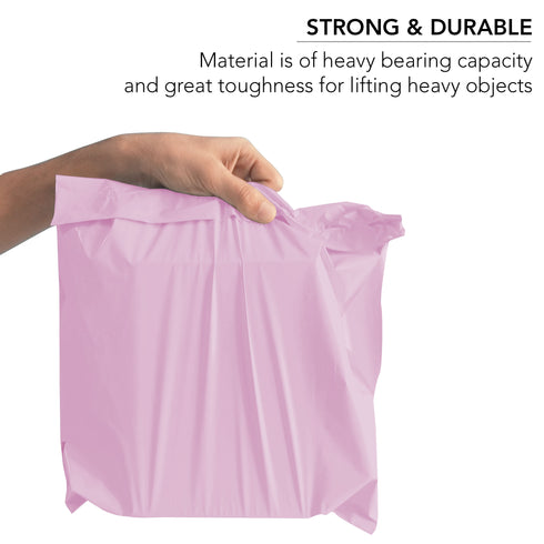 Pink iSOUL Shipping Poly Postal Self Seal Bags in Size 14” x 19” Inch, 50 Pcs