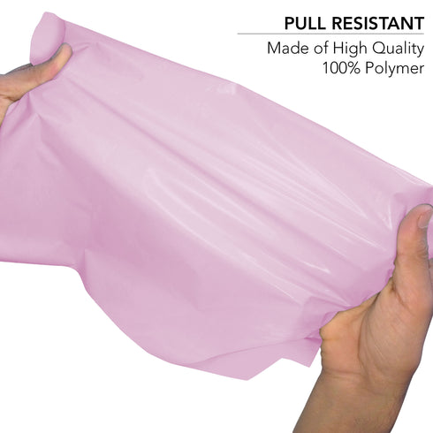 Pink iSOUL Shipping Poly Postal Self Seal Bags in Size 14” x 19” Inch, 50 Pcs