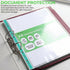 100 A4 Plastic Value Punched Punch Pockets 10-15 Sheets 40 Micron Clear Punched Pockets for Documents Folders Filling Plastic Wallets Sleeves