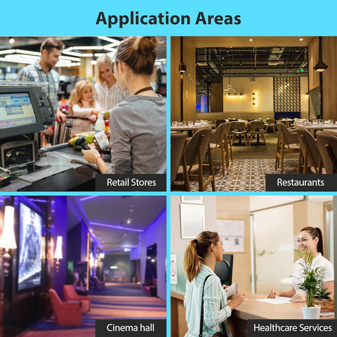 iSOUL 80X80mm Smudge Free Till Rolls for PDQ Machines 5 Pack Thermal Receipt Printer Rolls Card Machine Paper Rolls for Sam 4S POS-XQ1 Star Micronics TSP100 Series Bixolon SRP Citizen CT Flex Desktop