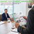 100 A4 Plastic Value Punched Punch Pockets 10-15 Sheets 40 Micron Clear Punched Pockets for Documents Folders Filling Plastic Wallets Sleeves