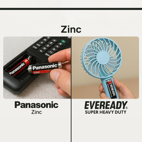 100x Eveready AA Zinc Carbon Batteries LR6 Super Heavy Duty MN1500 1.5V