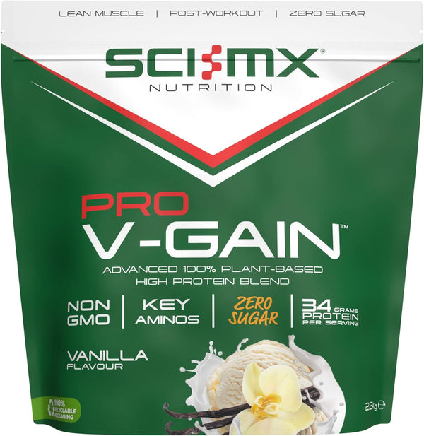 Sci-Mx Pro V-Gain Protein Powder Vanilla Flavour- 2.2KG - TradeNRG UK