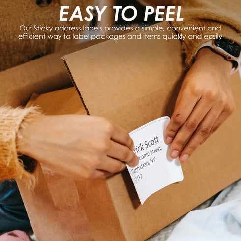 Self Adhesive Printer Labels 2 Printer Labels per Sheet 199mm x 144mm - TradeNRG UK