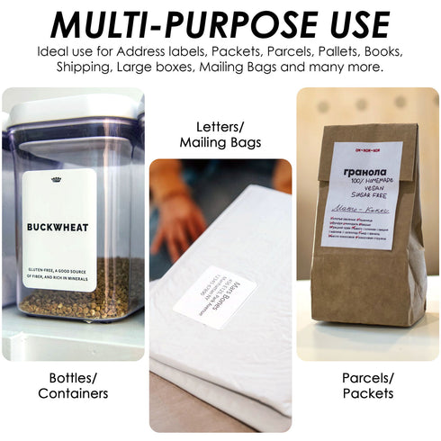 Self Adhesive Printer Labels 2 Printer Labels per Sheet 199mm x 144mm - TradeNRG UK