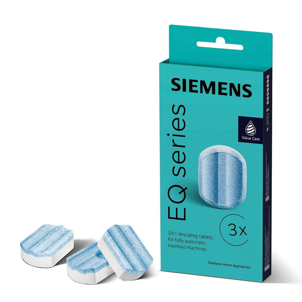 Siemens Descaling Tablets for Coffee Machines Ð Pack of 3, Removes Limescale and Prevents Corrosion - TradeNRG UK