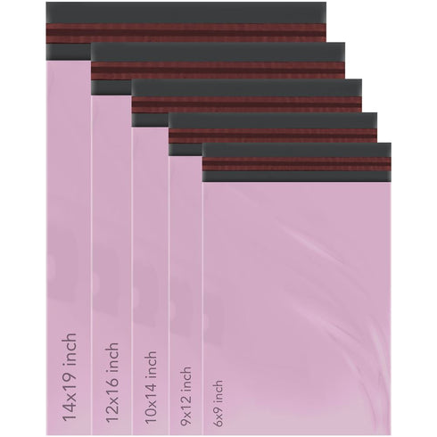 Strong Pink Mailing Bags Mailers Postage Bags Self Seal Bag All Sizes - TradeNRG UK