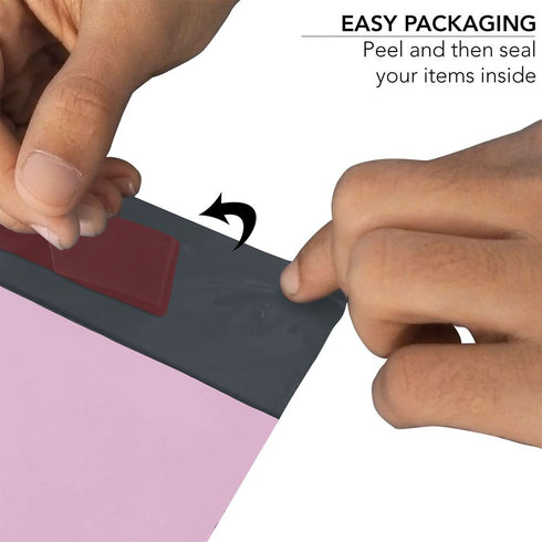 Strong Pink Mailing Bags Mailers Postage Bags Self Seal Bag All Sizes - TradeNRG UK