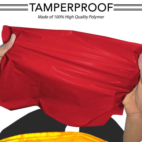 Strong Red Mailing Bags Mailers Postal Self Seal Bag All Sizes - TradeNRG UK