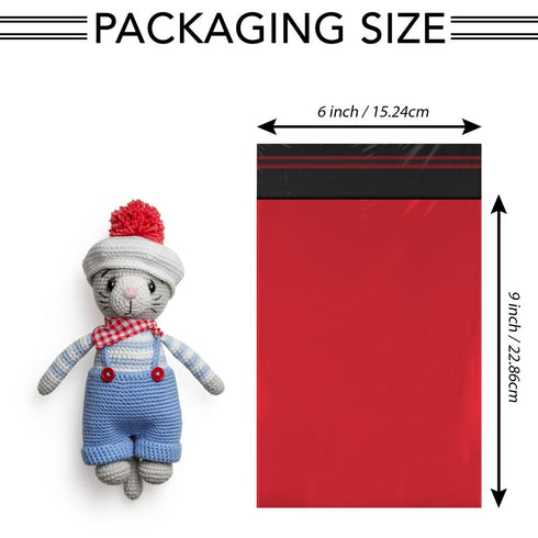 Strong Red Mailing Bags Mailers Postal Self Seal Bag All Sizes - TradeNRG UK