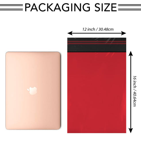 Strong Red Mailing Bags Mailers Postal Self Seal Bag All Sizes - TradeNRG UK