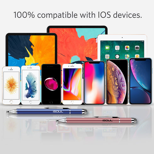 Stylus Pens for Touch Screens - Fine Point Universal Touch Pen for iPad, Android, iPhone, Samsung Galaxy, iPad Pro, and All Devices - Rose Gold - TradeNRG UK