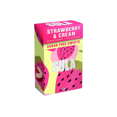 Sula Sugar Free Sweets Dairy & Gluten Free Candy with Natural Flavour 42g - TradeNRG UK