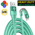 USB C Charger Cable Braided Fast Phone Charger Heavy-Duty Type C Charger Cable Long Lead 2m 3m - TradeNRG UK