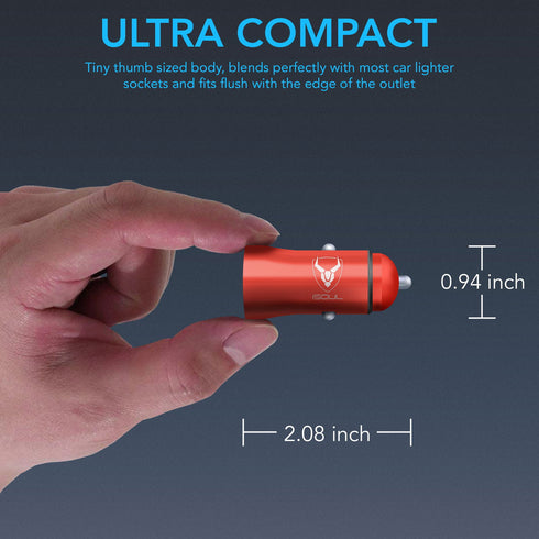 USB Car Charger Double Port Fast Charging Cigarette Lighter Adapter - TradeNRG UK