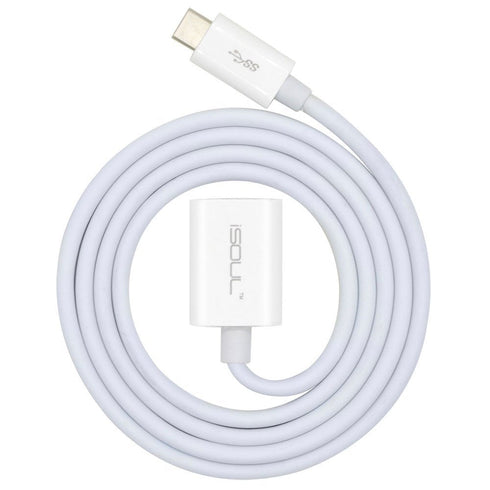 USB Type-C 3.1 Male To 3.0 Female Adapter O.T.G Data Sync Charge Cable - TradeNRG UK