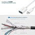 USB Type-C 3.1 Male To 3.0 Female Adapter O.T.G Data Sync Charge Cable - TradeNRG UK