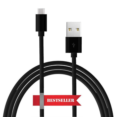 USB Type-C to USB-A 2.0 Male Cable | Charger Extension 10cm 1m 2m 3m - TradeNRG UK