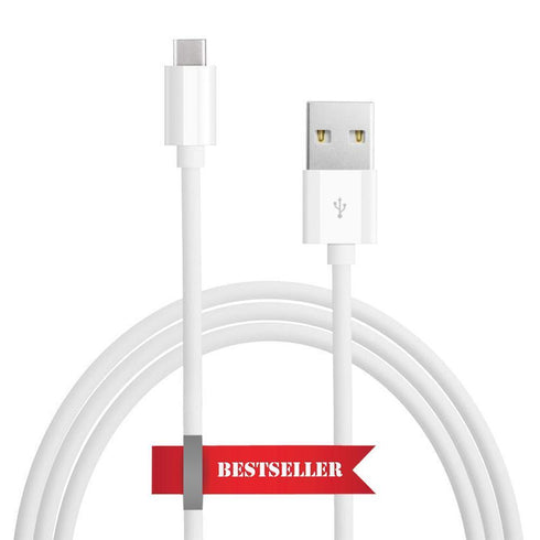 USB Type-C to USB-A 2.0 Male Cable | Charger Extension 10cm 1m 2m 3m - TradeNRG UK