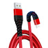 USB iPhone Charger Cable 2M Pack of 3 Braided Lightning Charging Cable Heavy Duty Quick Charger - TradeNRG UK