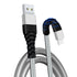USB iPhone Charger Cable 2M Pack of 3 Braided Lightning Charging Cable Heavy Duty Quick Charger - TradeNRG UK