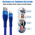 USB iPhone Charger Cable 2M Pack of 3 Braided Lightning Charging Cable Heavy Duty Quick Charger - TradeNRG UK