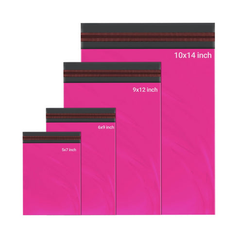 65 Mixed Mailing Postal Self-Seal Plastic Bags - Mixed 4 Sizes Mail Bags