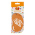 Jelly Belly Tangerine 2D Paper Hanging Car Air Freshener - Tangy Citrus Scent for Car, Home & Office